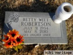 Betty Witt Robertson