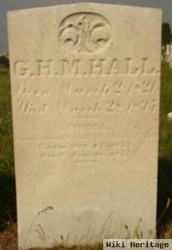 George H.m. Hall