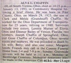 Alva L Chaffin