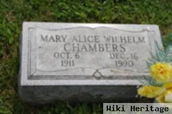 Mary Alice Wilhelm Chambers