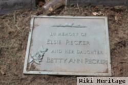 Elizabeth Ann "betty" Recker