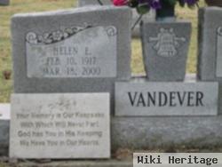 Helen E Vandever