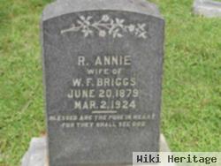 Rachael Anna "annie" Earp Briggs