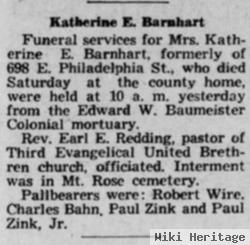 Katherine E. Hoover Wire Barnhart