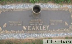 Paul Wesley Weakley, Sr