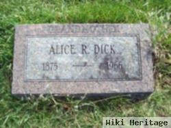 Alice R Dick