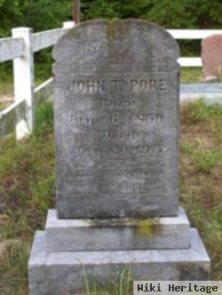 John T Pope