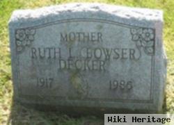 Ruth L Bowser Decker