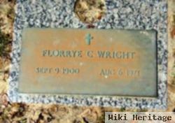 Florence A "florrye" Cruce Wright