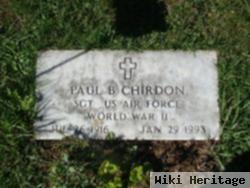 Sgt Paul Byron Chirdon