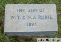 Infant Son Rorie