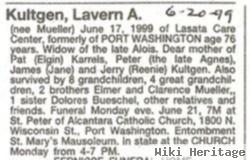 Lavern A. Mueller Kultgen