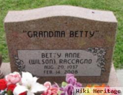 Betty Anne Wilson Raccagno