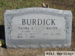 Naoma A. Clark Burdick