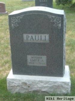 Emile A Pauli