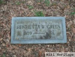 Henrietta W. Green