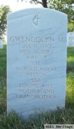 Gwendolyn M. "gwen" Mcallister Nelson