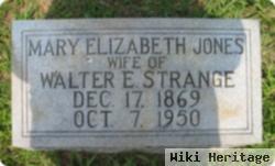 Mary Elizabeth Jones Strange