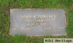 John R Fowlkes