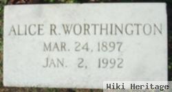 Alice R Worthington