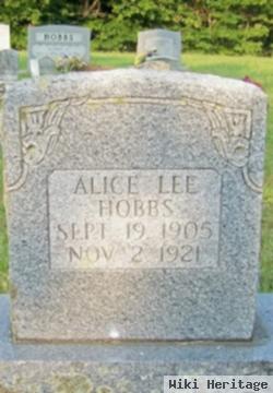 Alice Lee Hobbs