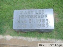 Mary Lee Henderson