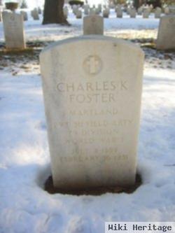 Pvt Charles K. Foster