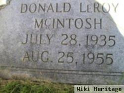 Donald Leroy "donny" Mcintosh