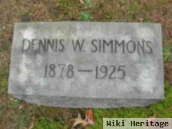 Dennis W Simmons