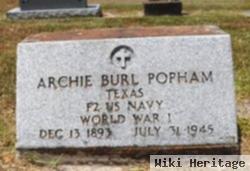 Archie Burl Popham, Sr