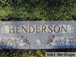 E. Ruth Weatherford Henderson