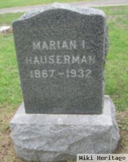 Marian I Dutcher Hauserman