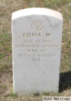 Edna W. Rogers