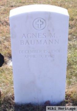 Agnes M Dehetre Baumann