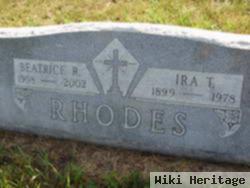 Ira T Rhodes