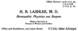 Dr Horace Benton Lashlee