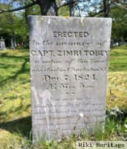 Capt Zimri Tobey