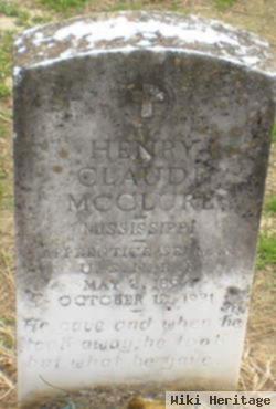 Henry Claude Mcclure