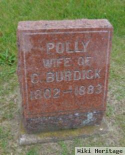 Mary "polly" Peckham Burdick