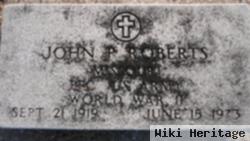 John P Roberts