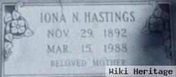 Iona Narcissa Skinner Hastings