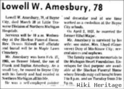 Lowell W. Amesbury