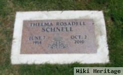 Thelma Rosadell Lundquist Schnell