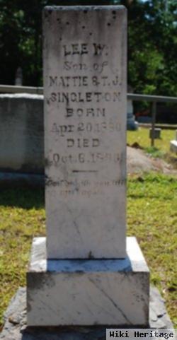 Lee W. Singleton