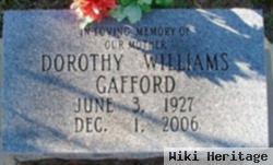 Dorothy Williams Gafford