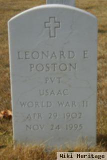 Leonard Edward Poston