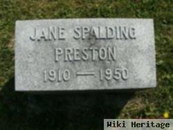 Jane Spalding Preston