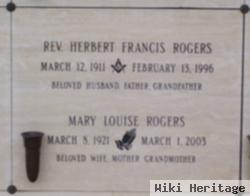 Rev Herbert Francis Rogers