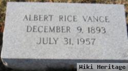 Albert Rice Vance