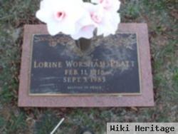 Lorine Worsham Platt
